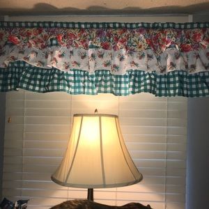 Kitchen Curtain Set, top and bottom cafe style